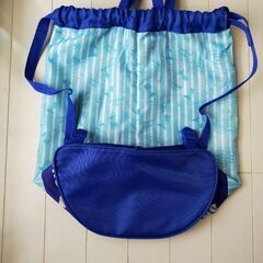プールバッグ (スヌーピー 水色)の画像