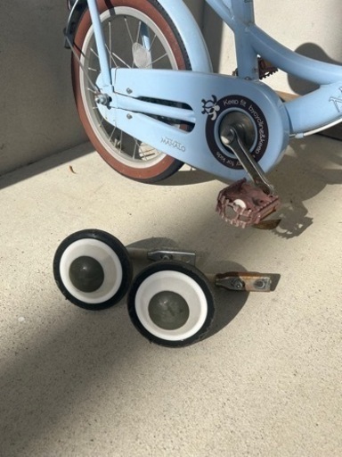 子供用自転車 幼児用自転車16インチ水色 補助輪   