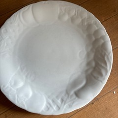 大きめ皿フルーツ凹凸柄
