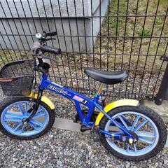 １６インチ　自転車　補助輪付き 
