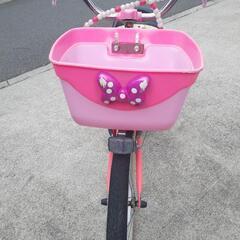 18インチ　ミニー自転車の画像