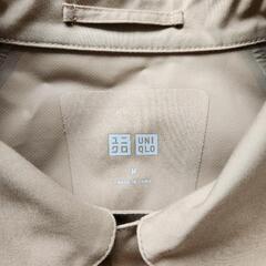 【ユニクロ】ブロックテックステンカラーコートの画像