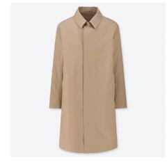 【ユニクロ】ブロックテックステンカラーコートの画像