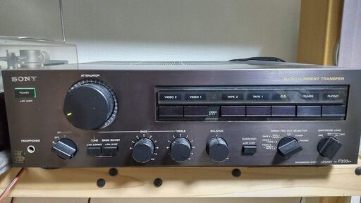 ソニー　プリメインアンプ　TA-F33ES　SONY