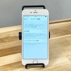 【新品バッテリー】iPhone6 64GB ガラスコーティング済みの画像