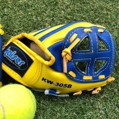 【美品】やわらかキッズグローブの画像