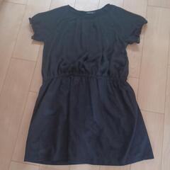 【お取り引き中】大きいサイズ３L☆授乳口付き膝丈黒ワンピース