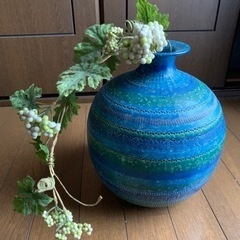 トルコ風　 花瓶　生け花　造花付き　8/9処分予定 