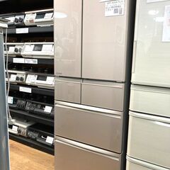 ★冷蔵庫 470L 三菱 フレンチドア 2022年製 ガラストップ MR-WX47LH-C★