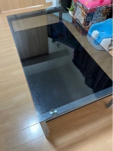 【最終価格】家具 ガラステーブル美品