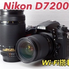 ★Nikon D7200★S数少●Wズームレンズ●スマホ転送●豪華なおまけ  1ヶ月動作補償あり！ 安心のゆうパック代引き発送！ 送料、代引き手数料無料！