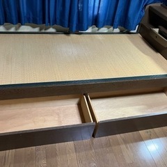 【決定】収納付きシングルベッド