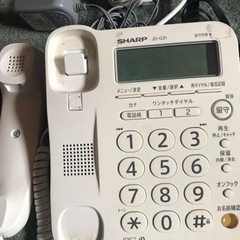 シャープSHARPデジタルコードレス電話機 子機付の画像