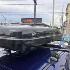 ルーフボックスのみ　terzo ea163cbx aero cross lyder 185 中古　美品の画像