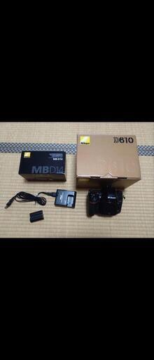 フルサイズ機デジタル一眼レフ　Nikon　D610＋MB−D14  使用感の少ない美品