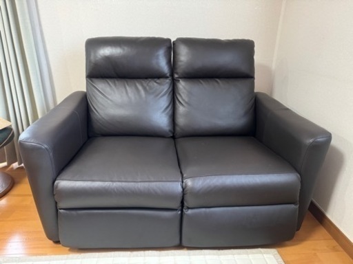 2人掛けリクライニングソファ