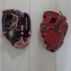 子供用 野球用グローブ2個セット