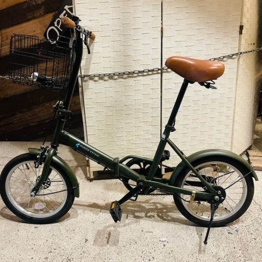《売約済》【池上店】未使用　保管品　three stone 16インチ 折りたたみ自転車 自転車　街乗り　町乗り　コンパクト　大人　女性　子供　軽量　チャリ