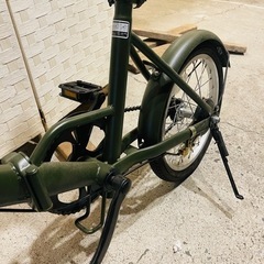 《売約済》【池上店】未使用　保管品　three stone 16インチ 折りたたみ自転車 自転車　街乗り　町乗り　コンパクト　大人　女性　子供　軽量　チャリの画像