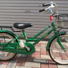 ASAHI(あさひ)　CARG banbi　子供用自転車　16型　緑　(防犯登録不可)の画像