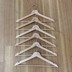 IKEAハンガー6個組 BUMERANG ブメラング ナチュラル