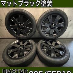 デリカD5 マットブラックアルミホイール
