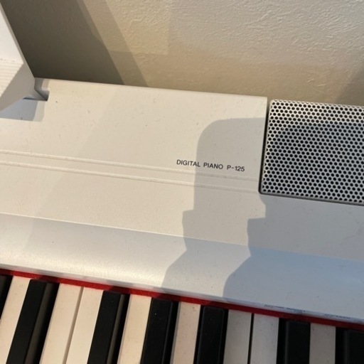 YAMAHA Pシリーズ 88鍵盤 ホワイト P-125WH 美品 キーボード　椅子付き