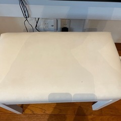 YAMAHA Pシリーズ 88鍵盤 ホワイト P-125WH 美品 キーボード　椅子付きの画像