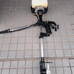 ゴムボート向け予備船外機の画像