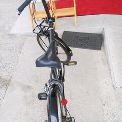 JEEP★6段階変速★特殊ブラック★自転車 ,折りたたみ自転車【こちらは店舗です。浜村鹿野温泉ICから3分 買取本舗 宮本リサイクル 営業時間９～１９時 定休日水曜日】の画像