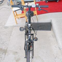 JEEP★6段階変速★特殊ブラック★自転車 ,折りたたみ自転車【こちらは店舗です。浜村鹿野温泉ICから3分 買取本舗 宮本リサイクル 営業時間９～１９時 定休日水曜日】の画像