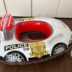 キッズ　スイムボート（うきわ）パトカー