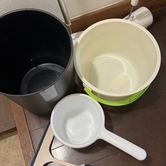 【無料】桶、部屋掃除、バスタブ掃除、生活雑貨