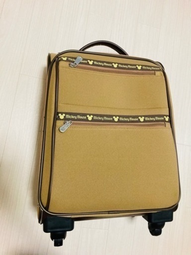 最終お値段☆ミッキーマウス☆トランク＊車輪ゴム取れあり