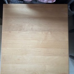 木製　学習机の収納棚　キャスター付きの画像