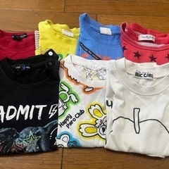 95cm 男の子用 半袖Tシャツ(7枚セット)