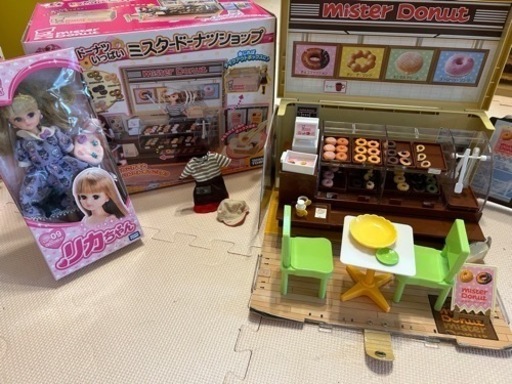 リカちゃん　ミスタードーナツ屋さん　ままごと