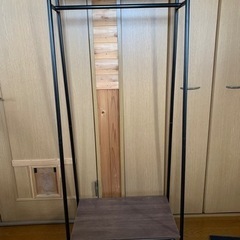 棚付きハンガーラック