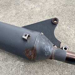 アドレスv125g (cf4ea)用　社外マフラー　状態悪いの画像
