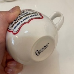 レトロなスープカップの画像