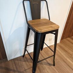 カウンターチェア 2脚の画像