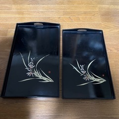 長方形のお盆セット