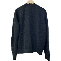 NO.1413【美品】DIESEL ディーゼル 星 エンボス ブルゾン ジャケット ジップ 黒 Lサイズ 中古の画像