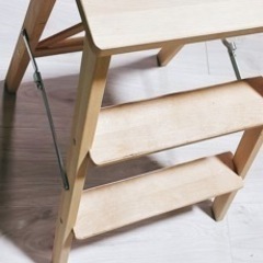 【今日だけ値下げ】IKEA  木製脚立