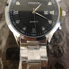 【新品】メンズクォーツ 時計 ステンレスバンド 日付設定有り
の画像