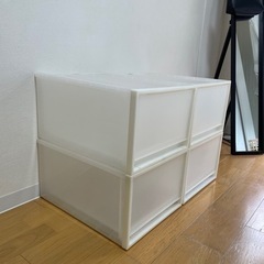 ◼︎補足あり◼︎無印良品⭐︎ ＰＰクローゼットケース引出式の画像