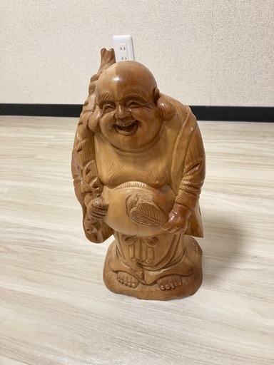 木彫り　布袋様