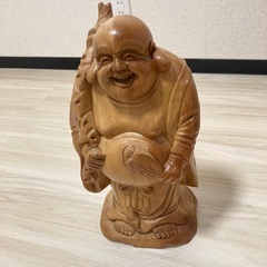 木彫り　布袋様