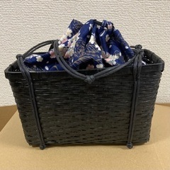 浴衣用　カゴバッグの画像