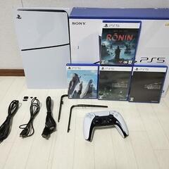 新型 ps5本体 と ソフト4本セット  CFI-2000A01